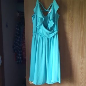 Teal dress